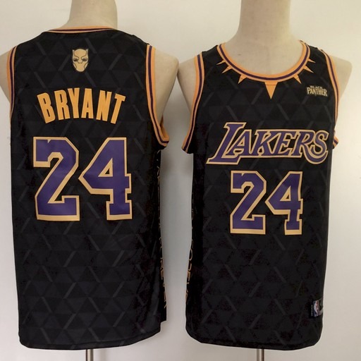 Kobe 24 black hot sale jersey