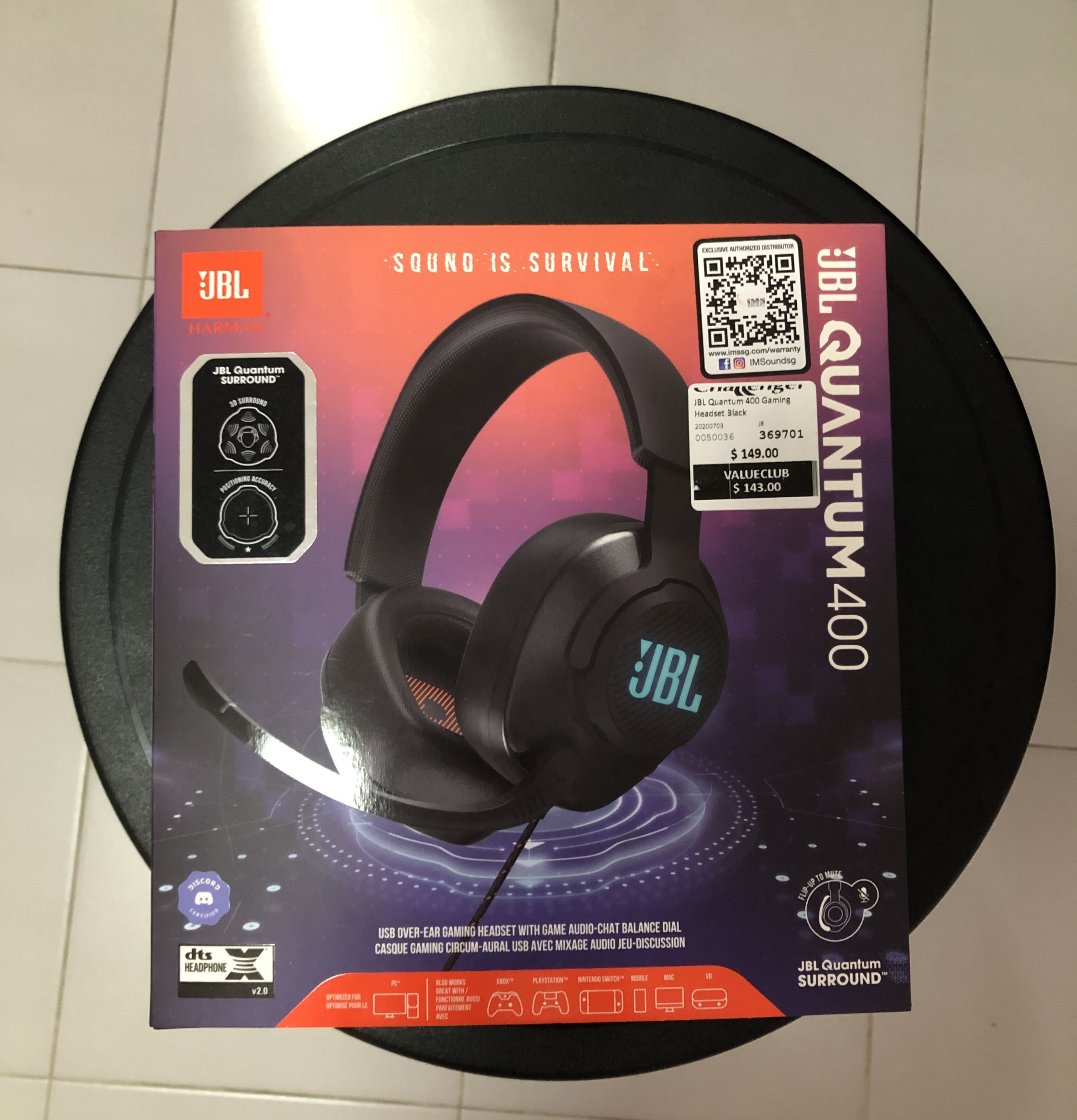 jbl gaming quantum 400
