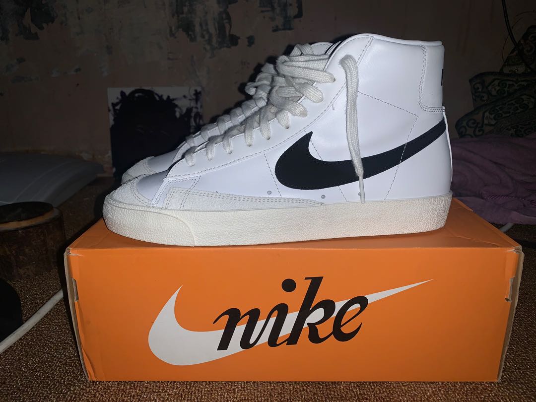 Nike blazer mid 77 vintage sz 42, Fesyen Pria, Sepatu , Sneakers di  Carousell