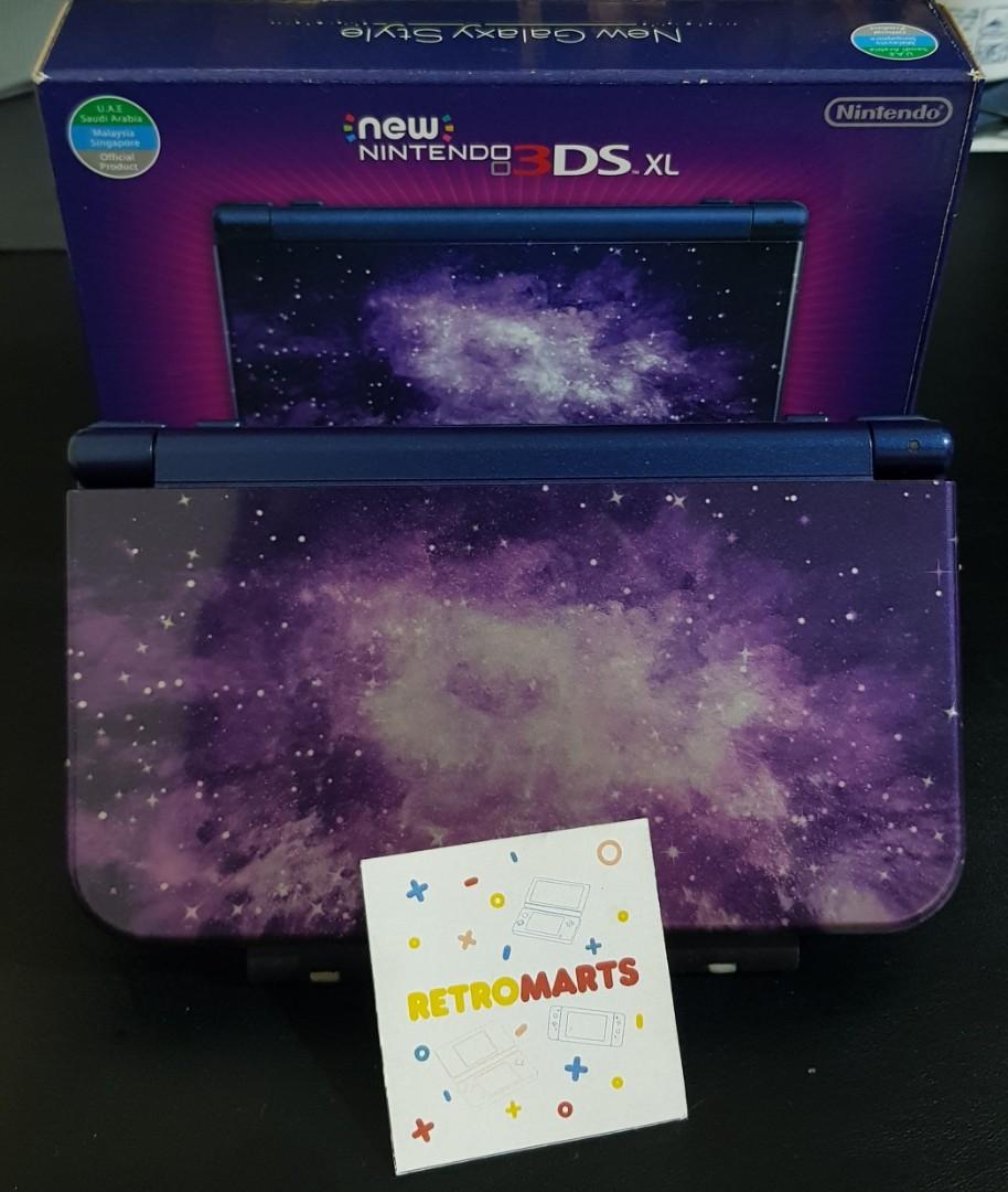 Nintendo New 3ds Xl Galaxy Edition Complete In Box Video Gaming Video Game Consoles Nintendo On Carousell