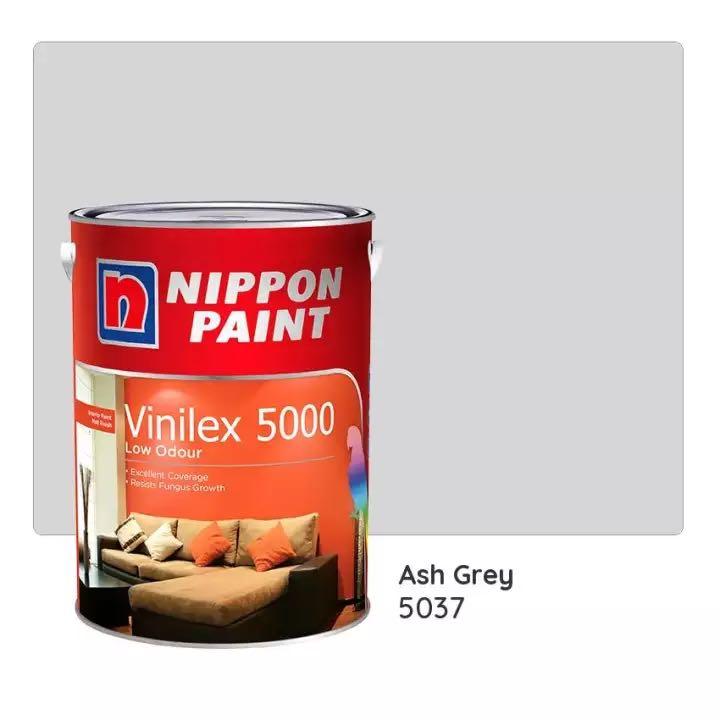 Nippon paint easy wash Ash grey 5037 (20Litres), Furniture & Home