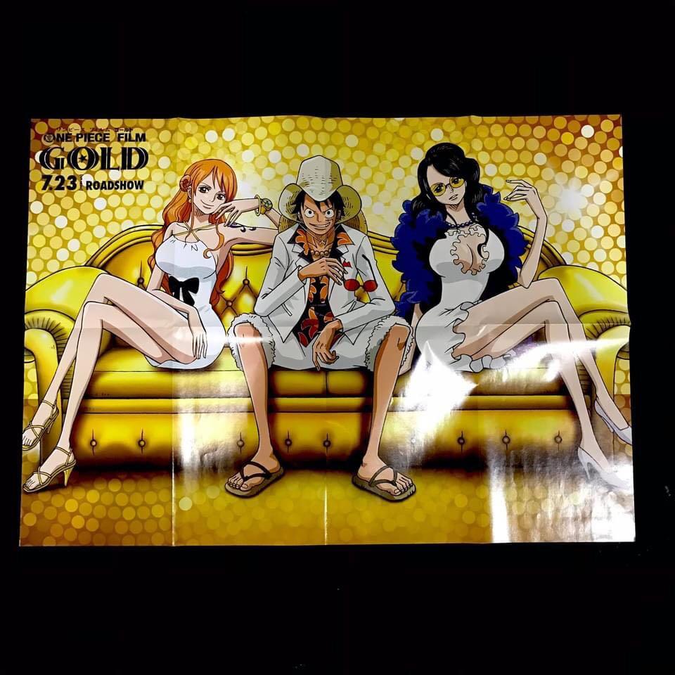 One Piece Movie: The Great Gold Pirate Poster by kingyawsoon on