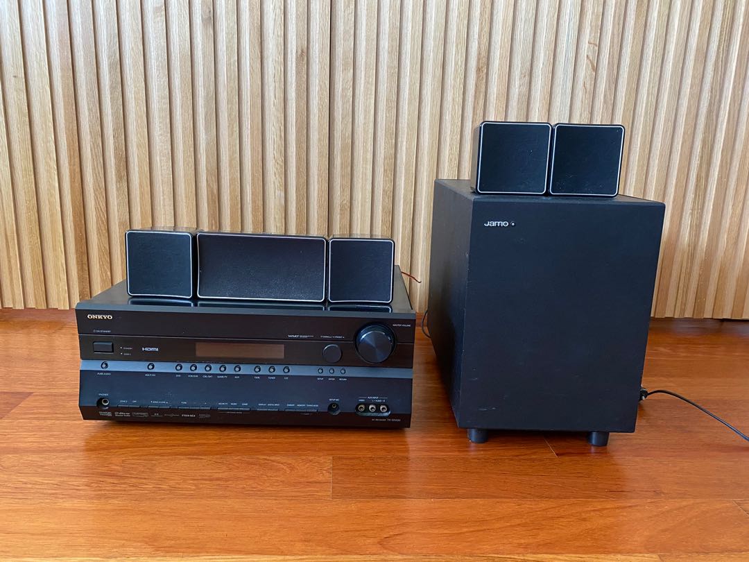 Onkyo Amplifier & Jamo Speakers, Audio, Soundbars, Speakers