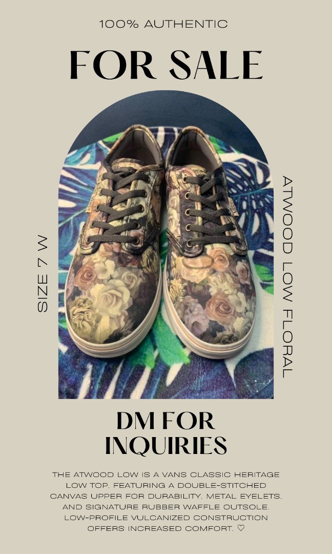Vans atwood cheap low floral