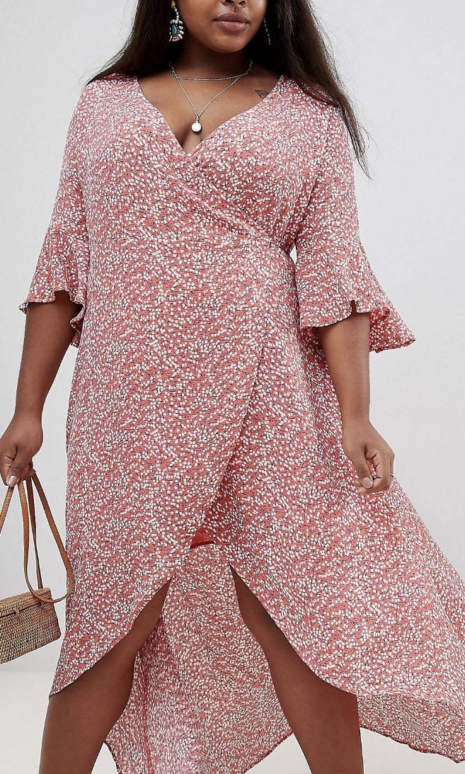 Plus size online wrap dress uk