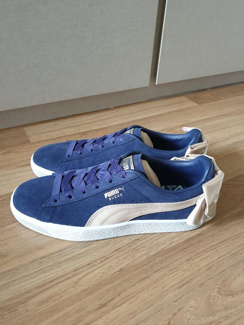 Puma trainers womens with clearance bow