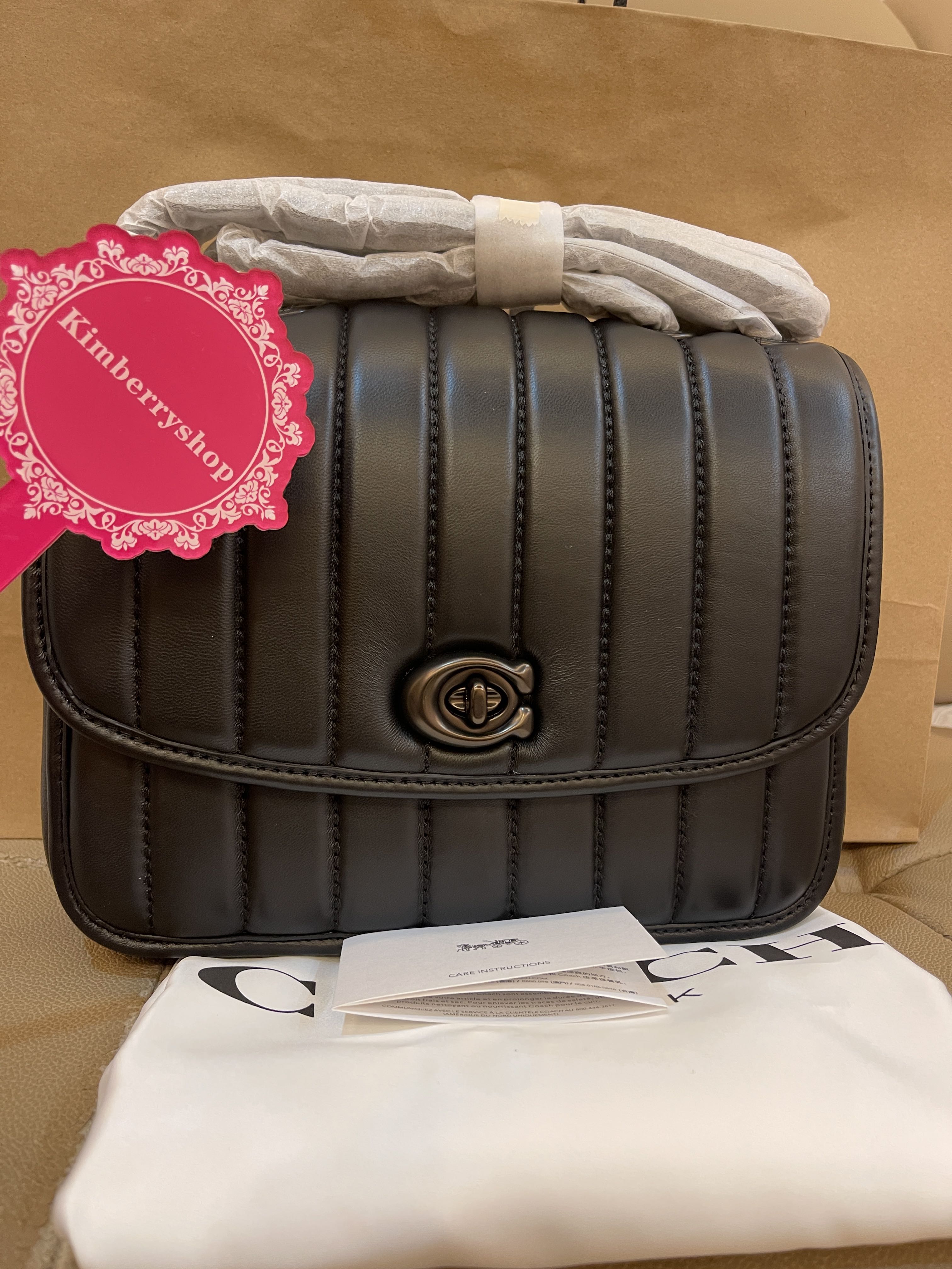 Coach madison shoulder bag with quilting cheap