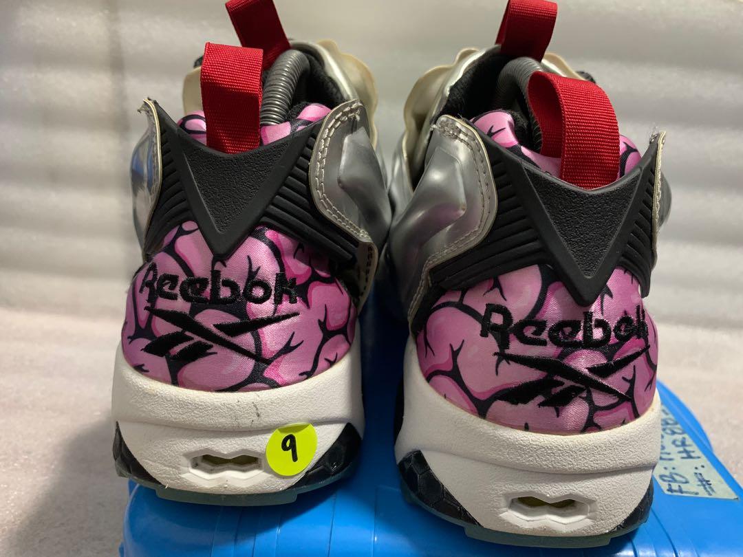 Reebok insta clearance pump fury silver