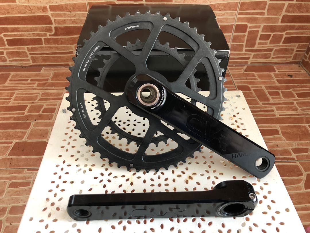 Road bike hotsell chainring sizes
