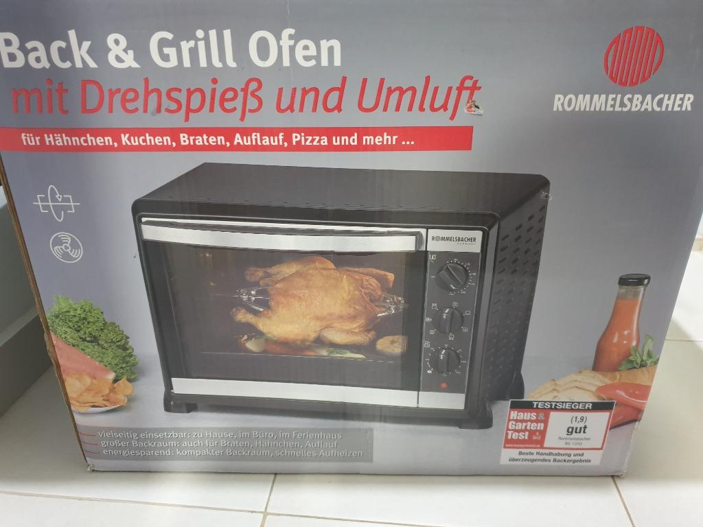 Rommelsbacher BG 1550 Appliances, Ovens TV Toasters & Home Kitchen Oven & 30L, on Carousell Appliances