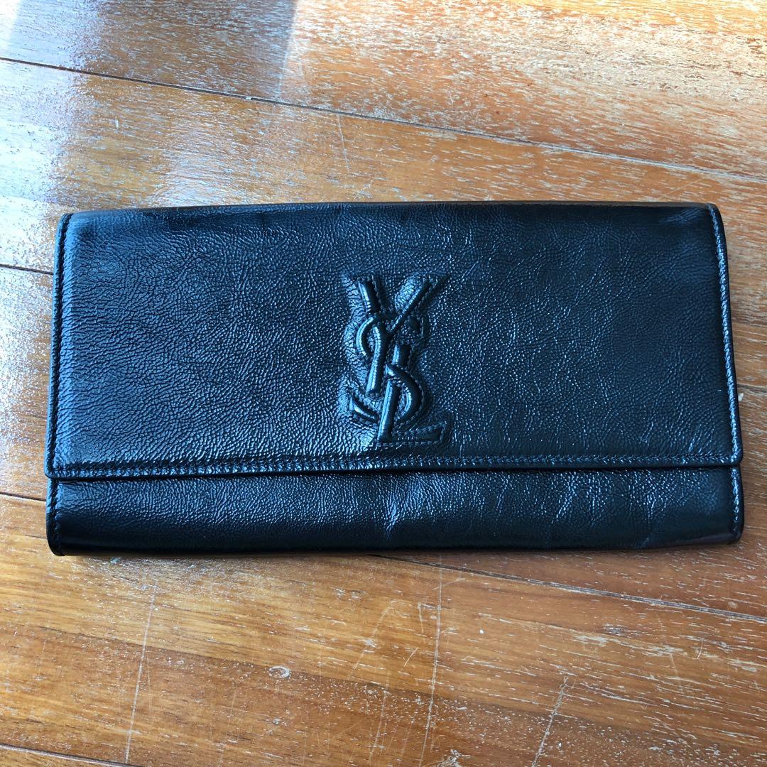 ysl patent leather clutch
