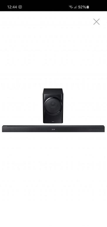 SAMSUNG HW K350 SOUNDBAR W SUBWOOFER Bluetooth Enabled Audio