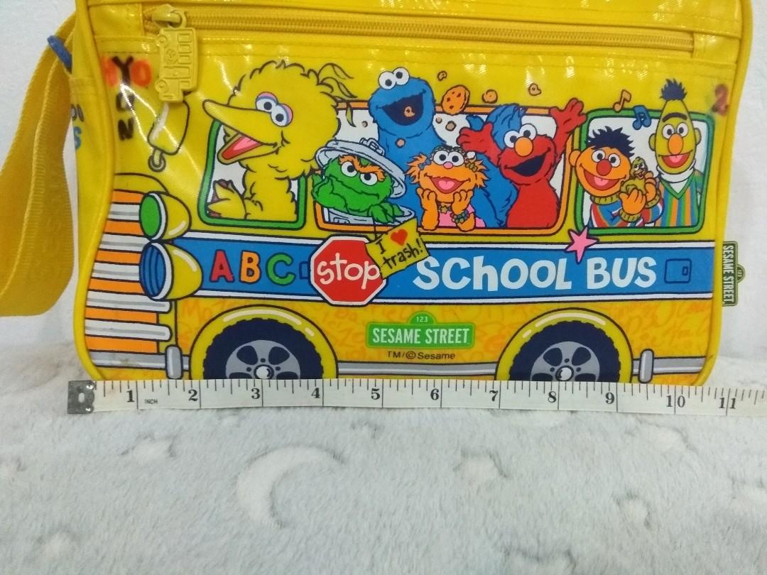 Sesame Street Bus Sling Bag, Babies & Kids, Going Out, Diaper Bags