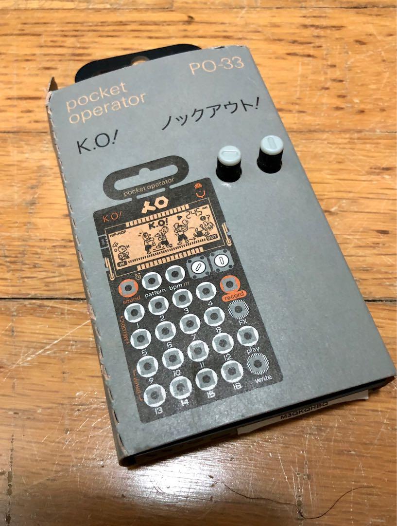 【美品・ほぼ未使用】PO-33 Pocket Operator K.O! PO-33 K.O! Teenage Engineering Teenage Engineering PO-33 KO Pocket