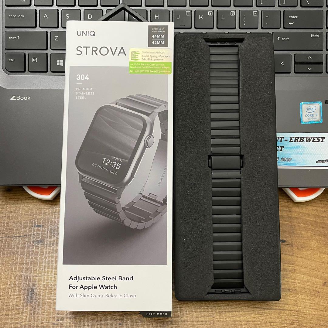 UNIQ STROVA For Apple Watch 42mm/ 44mm, Men's Fashion, Watches ...