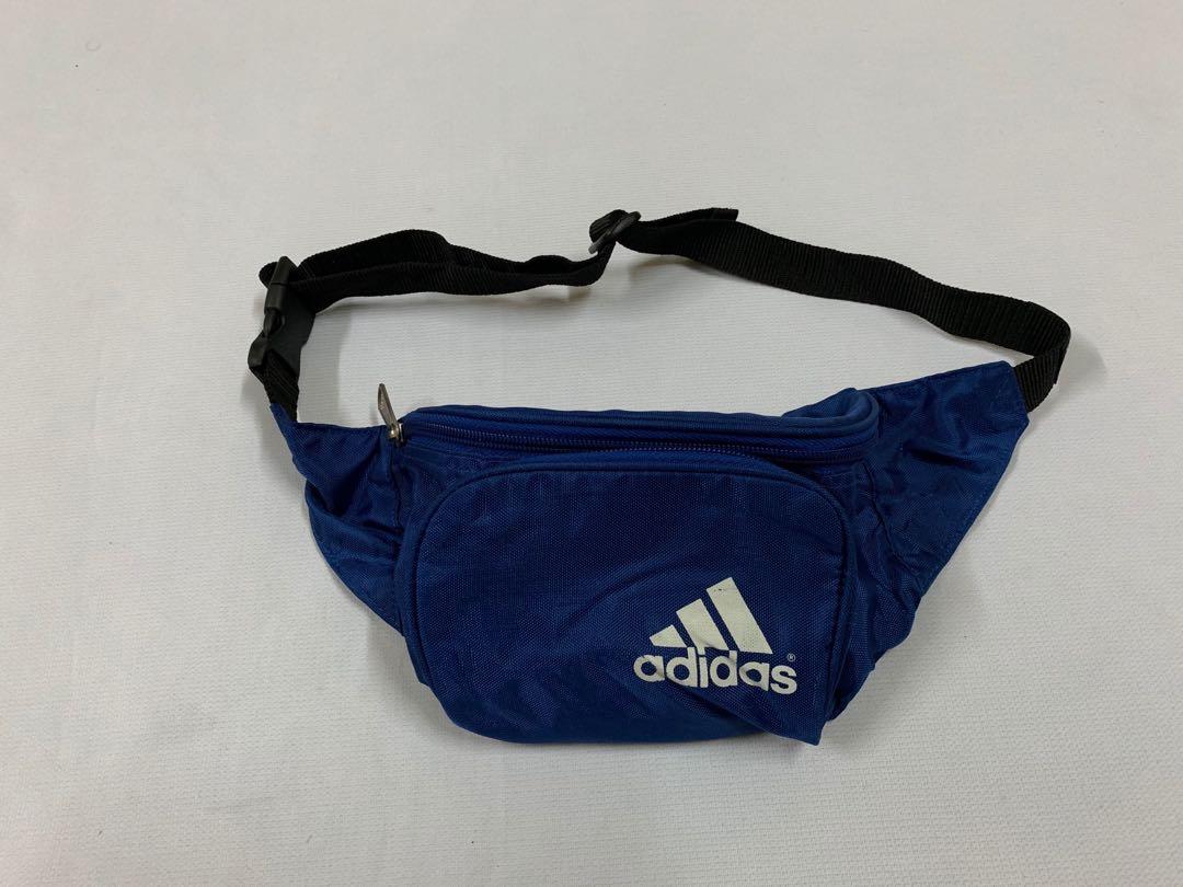 Vintage Adidas Pouch Waist Bag Blue