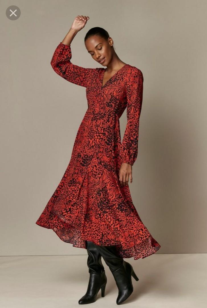 Wallis wrap 2025 midi dress