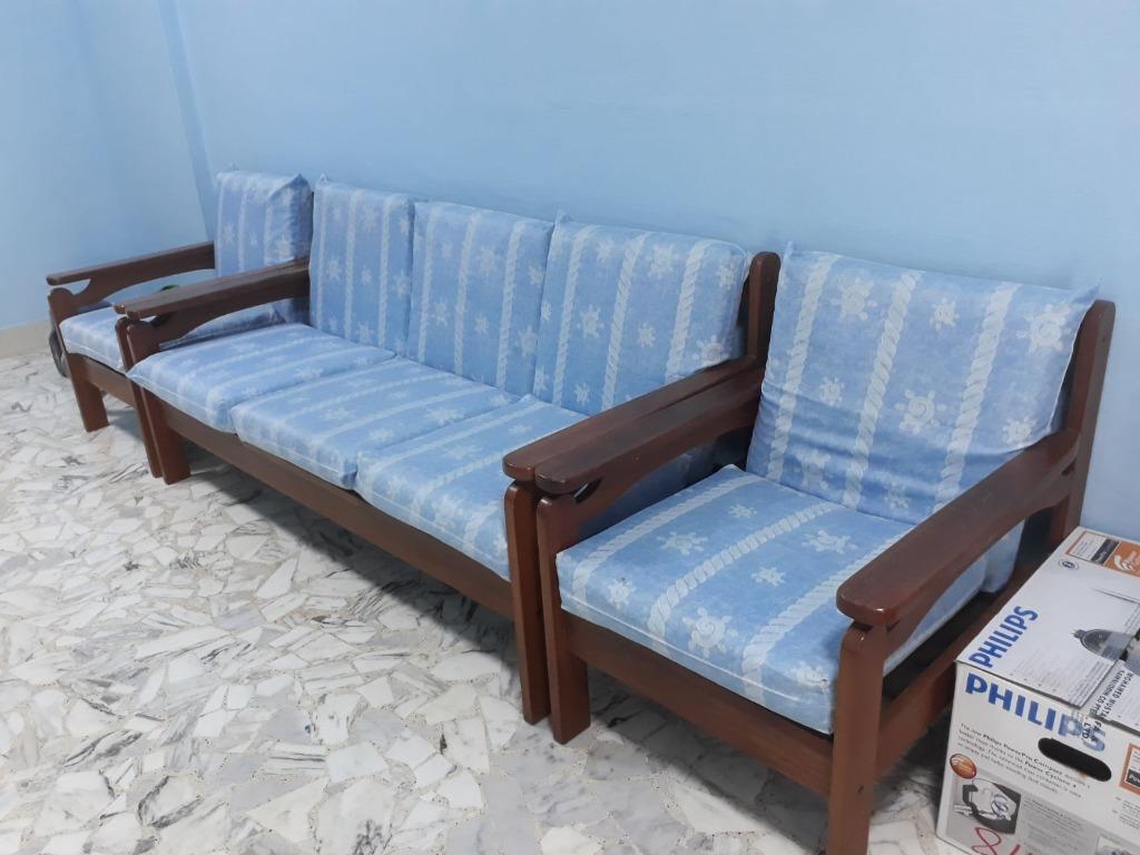 Cushion for clearance wooden sofa set