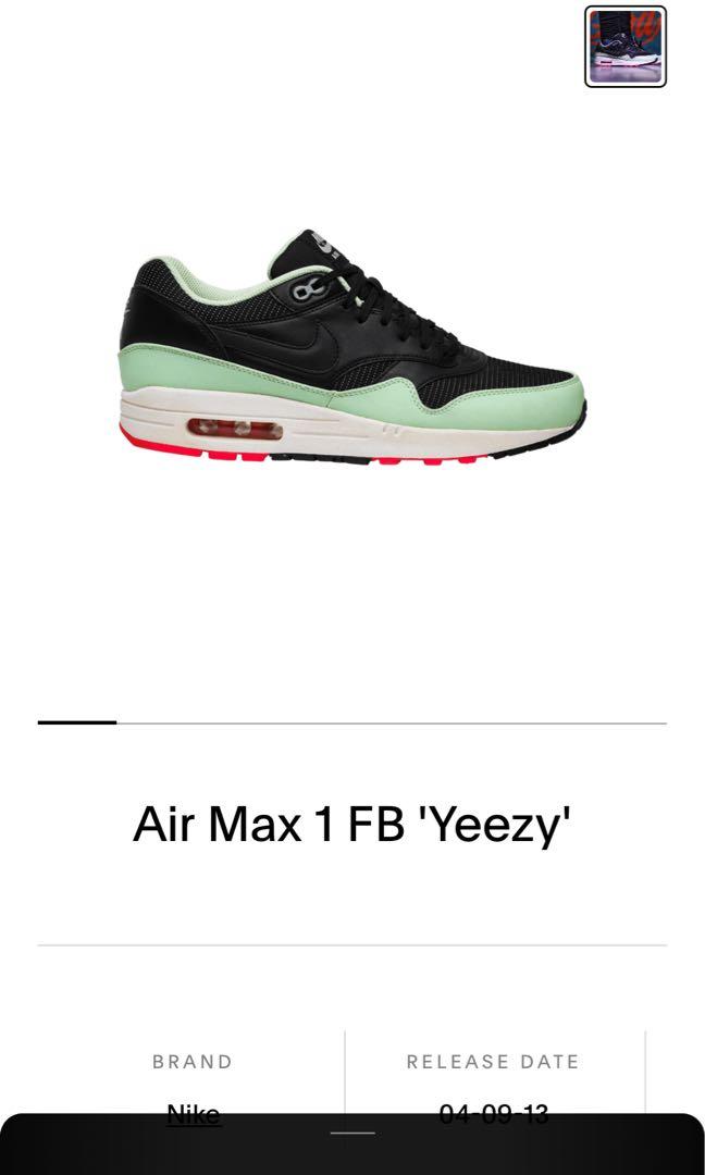 air max 1 yeezy fb