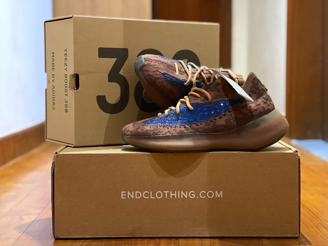 yeezy boost 380 azure on feet