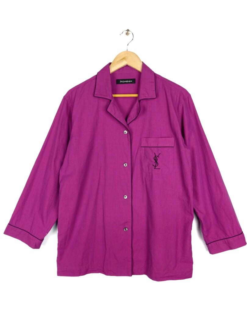YSL long Sleeve Pajamas YSL Yves Saint Laurent Men s Fashion