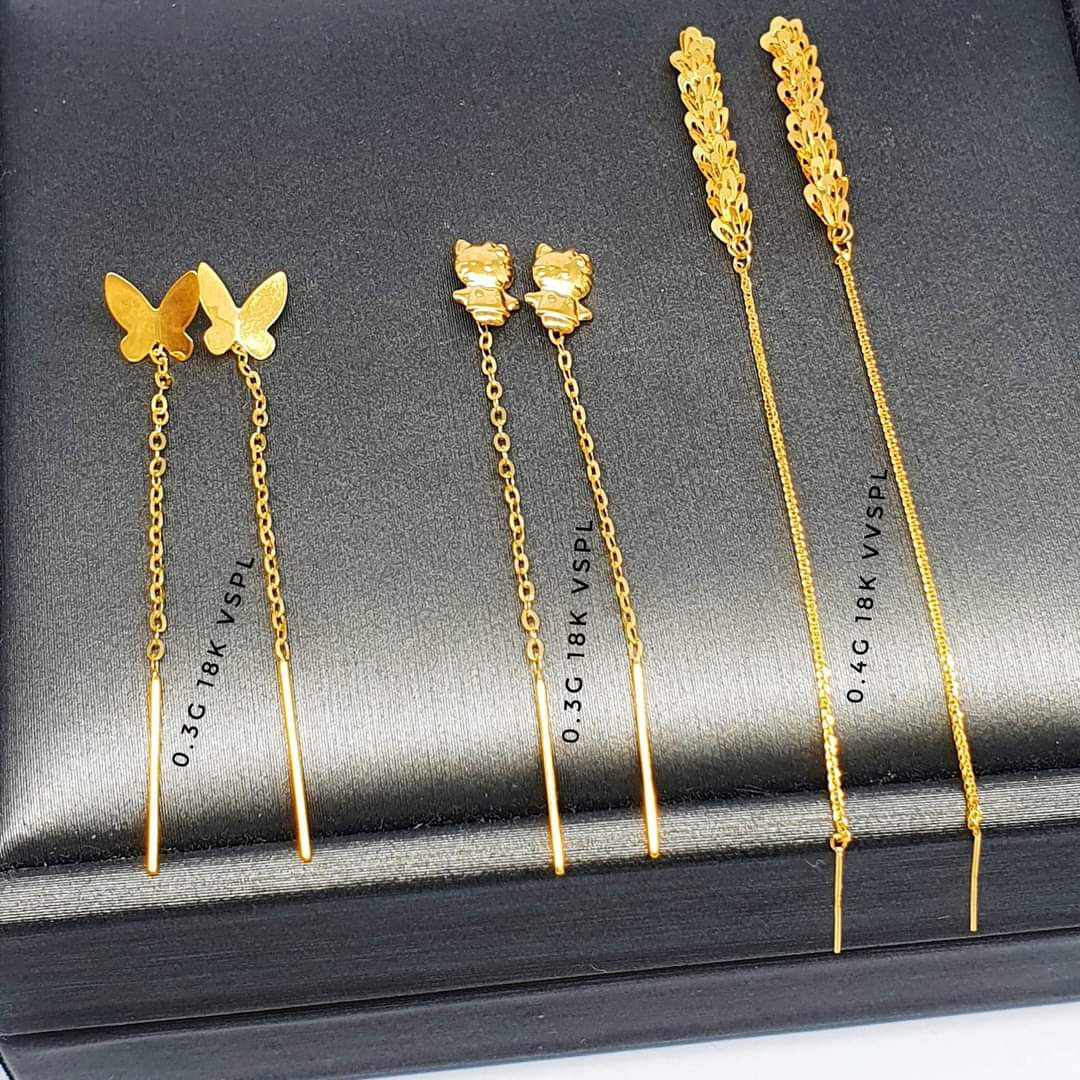 Tictac earrings shop gold