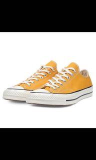 ［全新］28.5 Converse 黃色帆布鞋