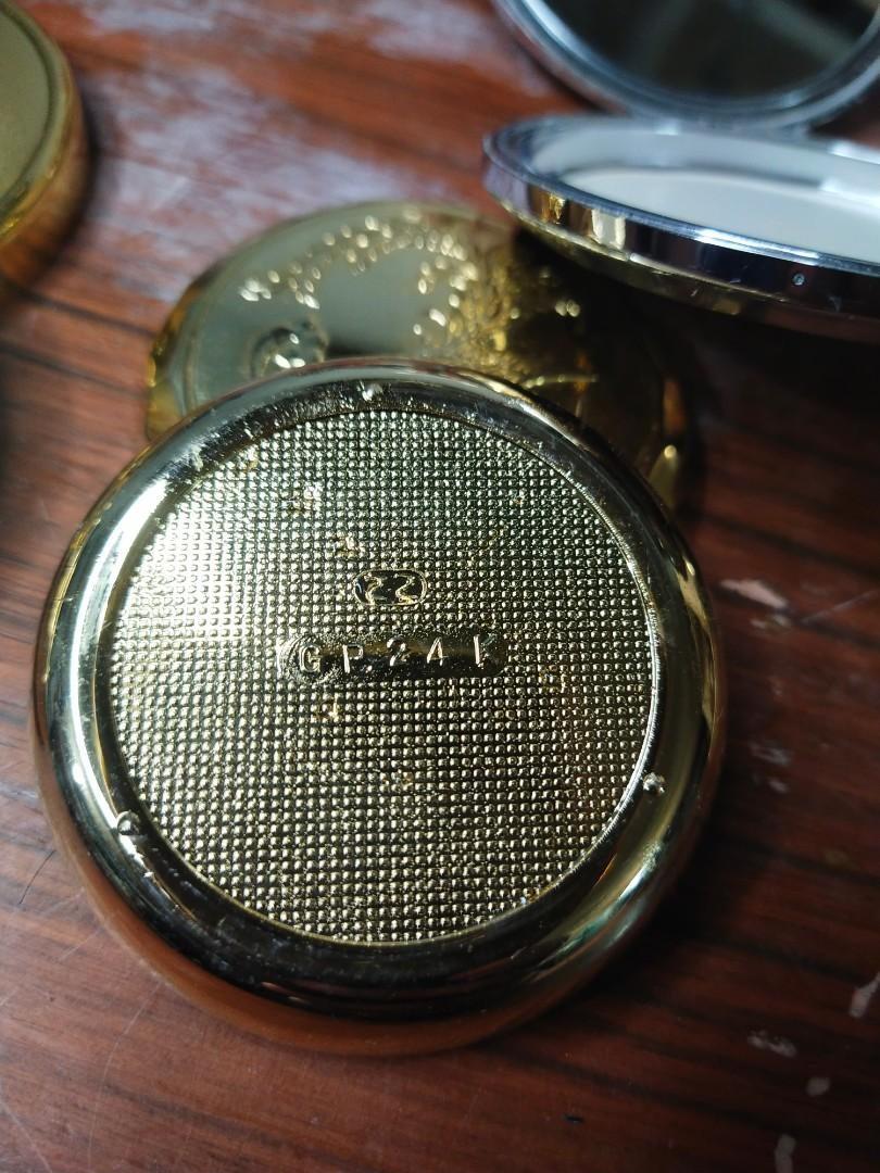 2pcs 24k GP lipstick container, 2 pcs powder container, 1 piece small mirror, (Category: Makeup) located in Quezon City. Submitted by shojikimerchant316 (Listing ID 1068615152, Image 3). Description: 2pcs 24k GP lipstick container 2 pcs powder container 1 piece small mirror see pictures for details SFNI Payment First Before Shipping.