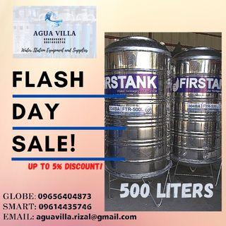 500L - VERTICAL (STAINLESS WATER TANK)
