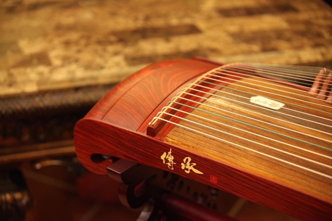 Huali Guzheng 上海华黎古筝Aged Mexican Rosewood 微凹老红木