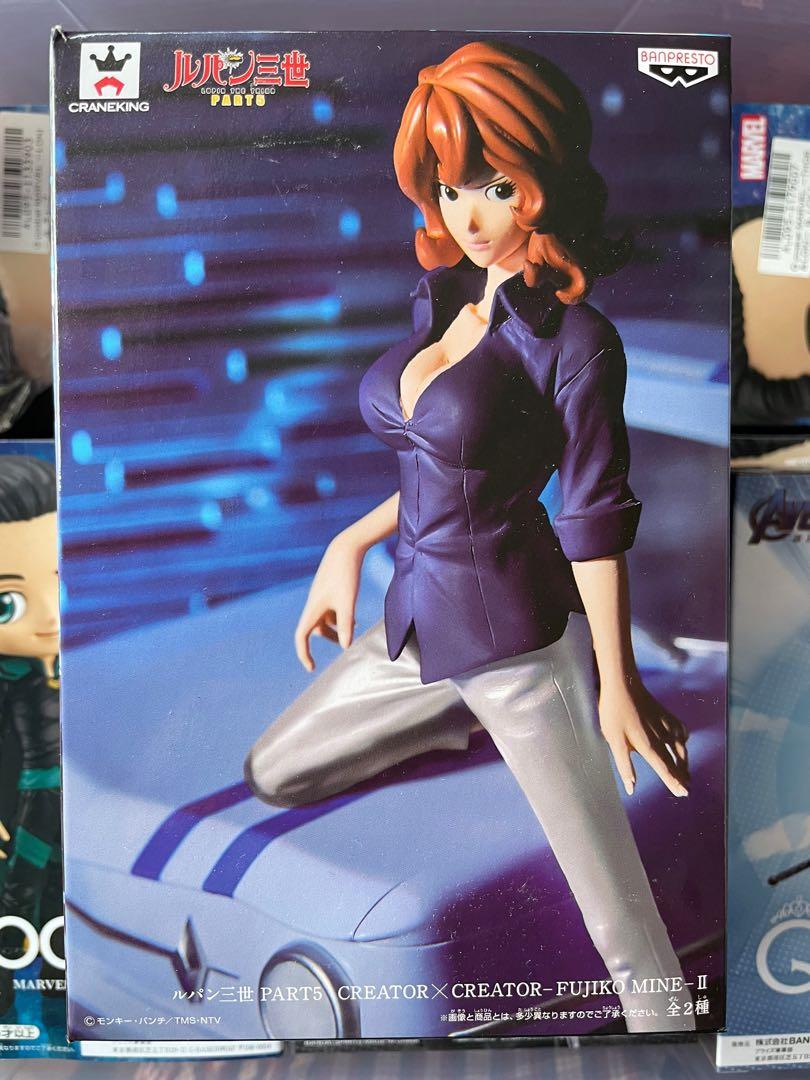 全新日版banpresto 魯邦三世峰不二子lupin The Third Fujiko Mine 造型師寫真家creator X Creator Banpresto Craneking 興趣及遊戲 玩具 遊戲類 Carousell