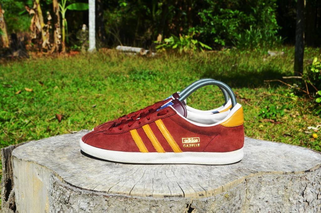 Adidas gazelle 2025 og marron