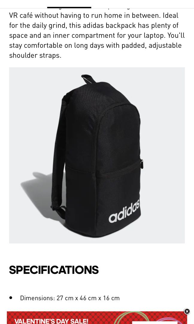 Adidas packbag, Men's Fashion, Bags, Backpacks on Carousell