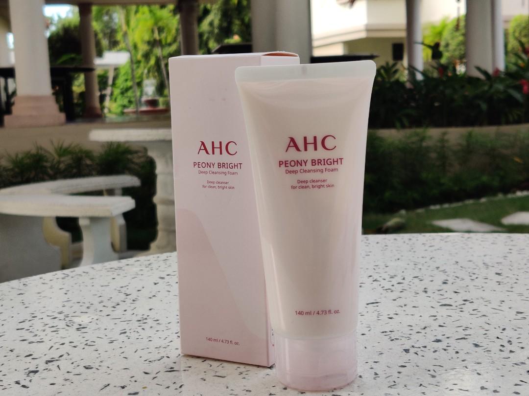 ahc peony bright deep cleansing foam