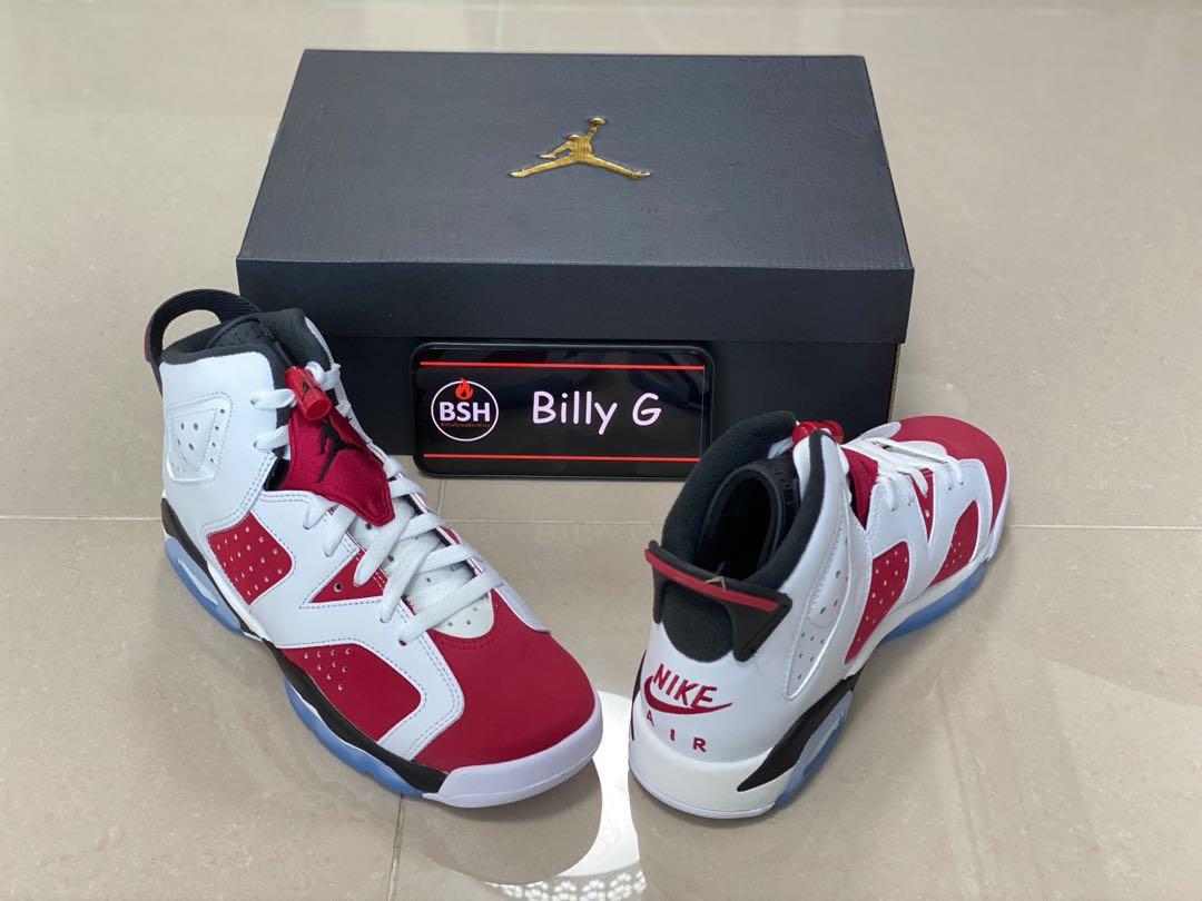 air jordan retro 6 carmine gs