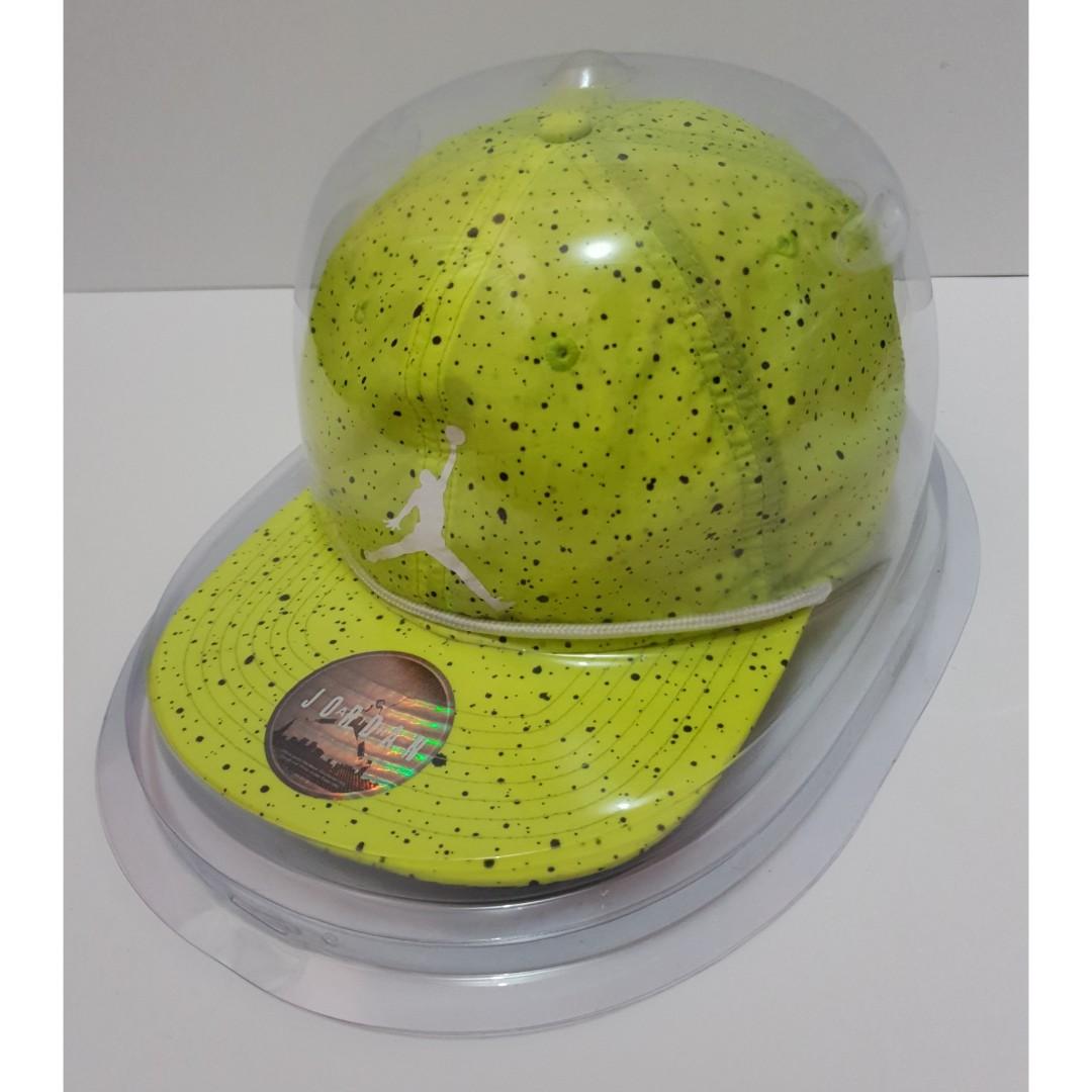Air Jordan Poolside Jumpman Nylon Snapback Hat Cap Green BV5311
