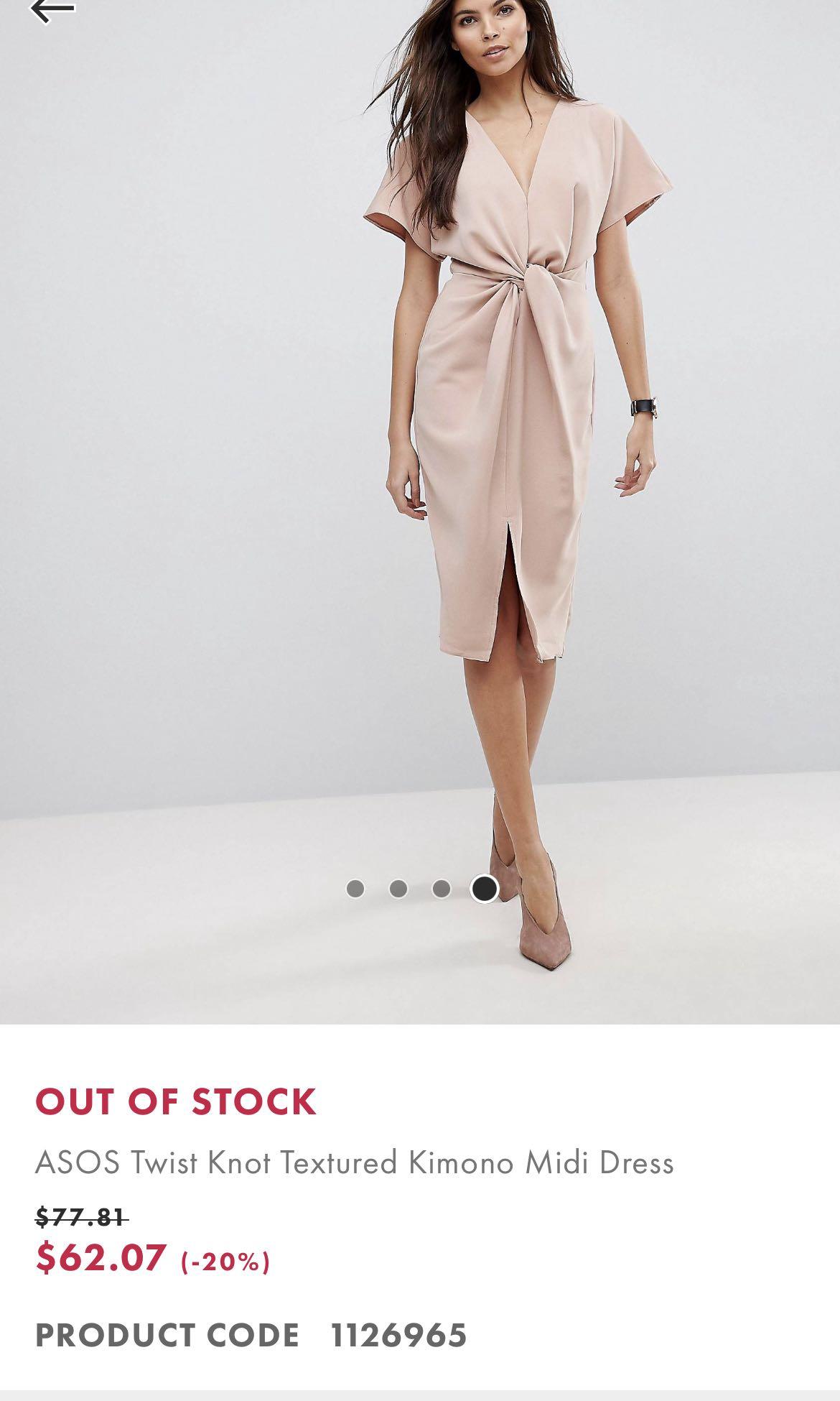 Kimono knot dress 2025