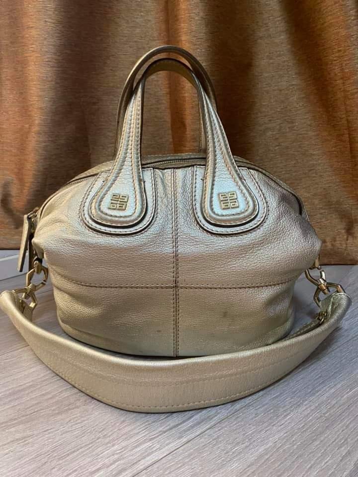 Authentic Givenchy Nightingale Metallic Gold, Luxury, Bags & Wallets on  Carousell