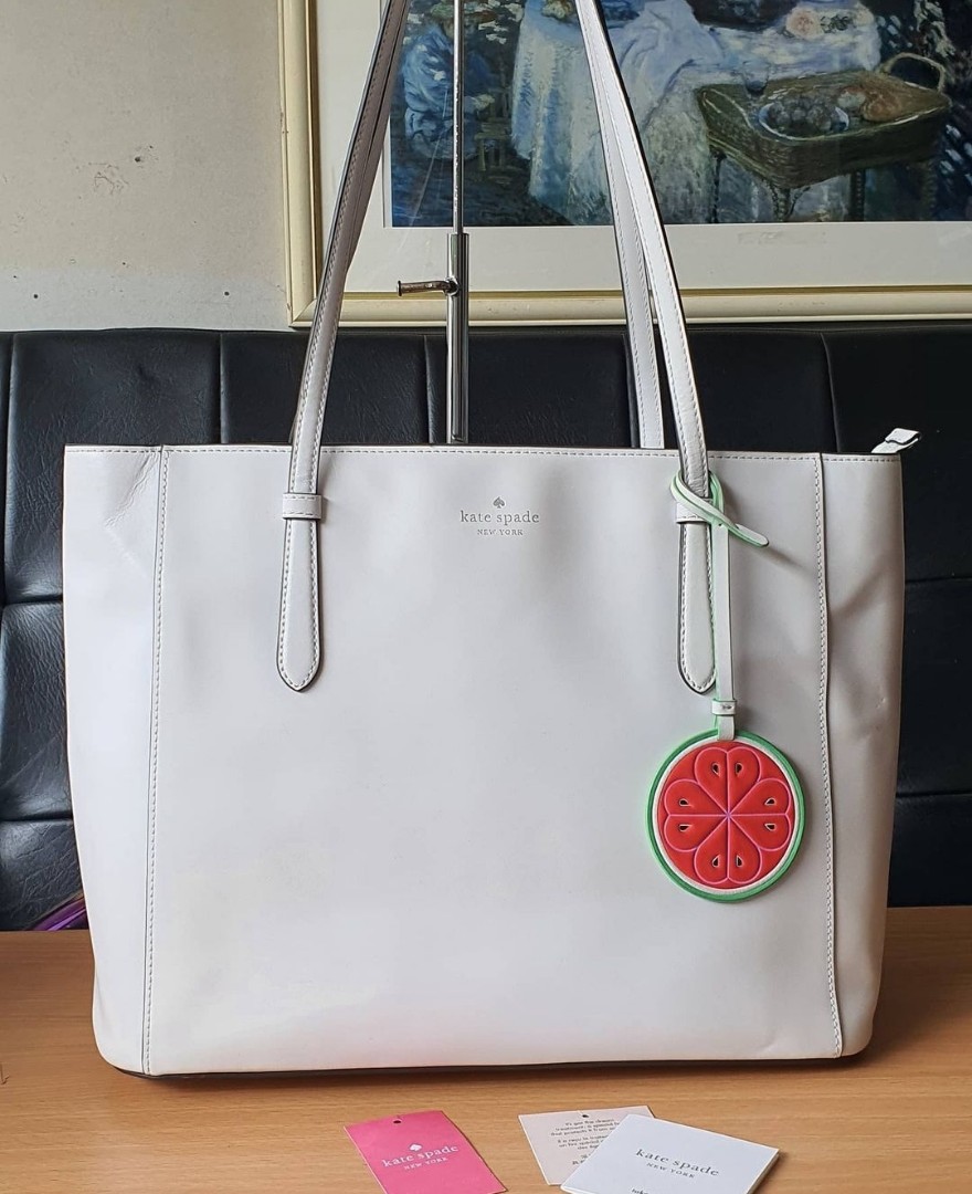 Authentic Preowned Good as new Kate Spade Pristine White Loli