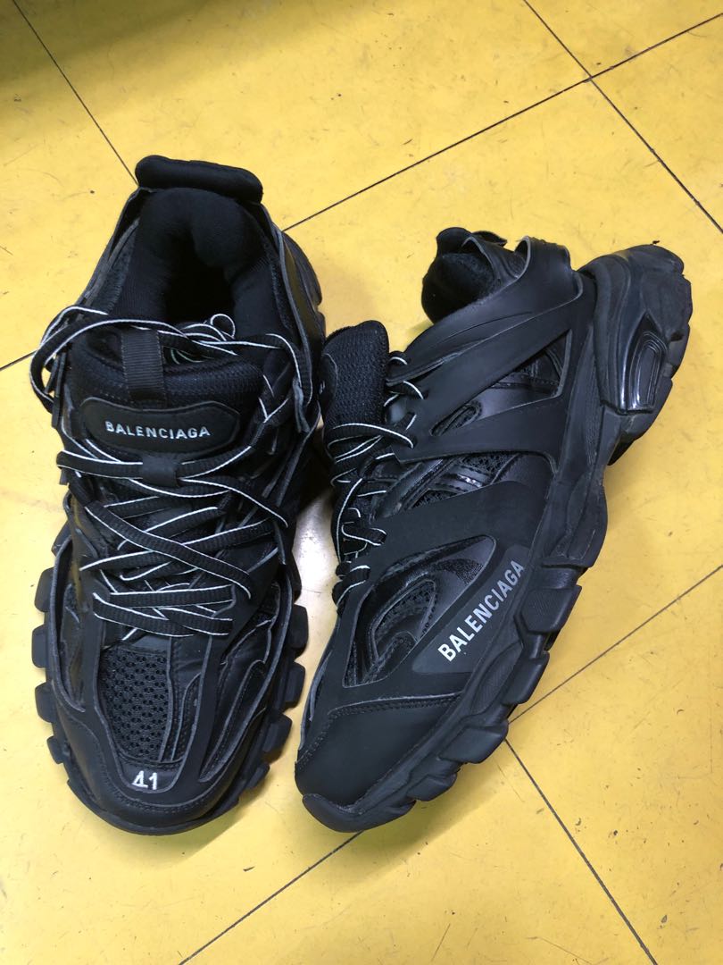 balenciaga track sneakers black