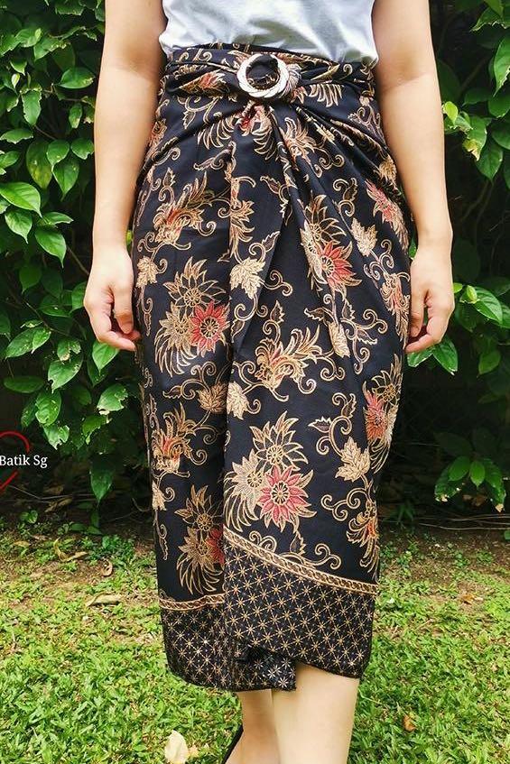 Batik Wrap Skirt