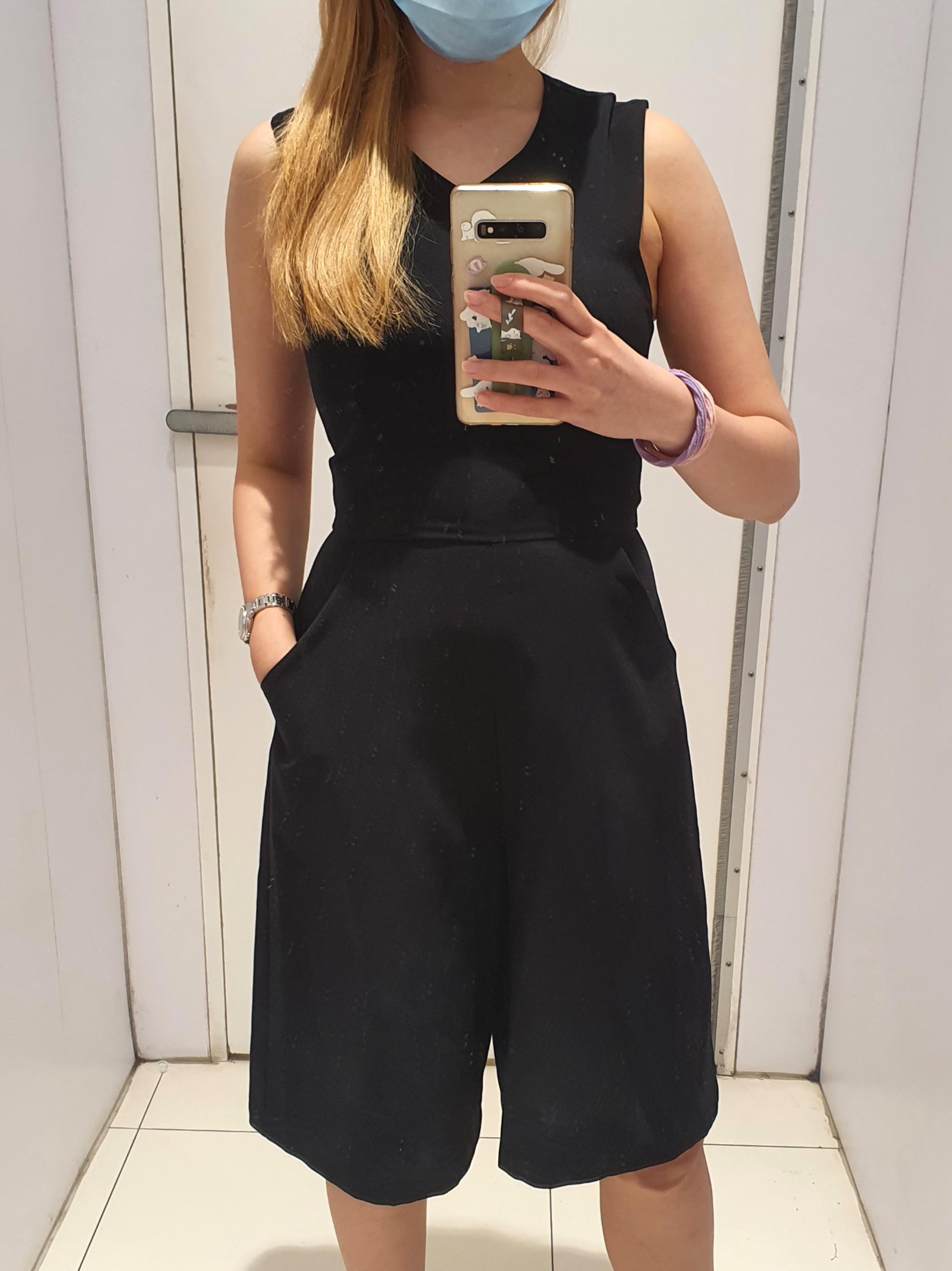 Black jumpsuit with pockets Clearance