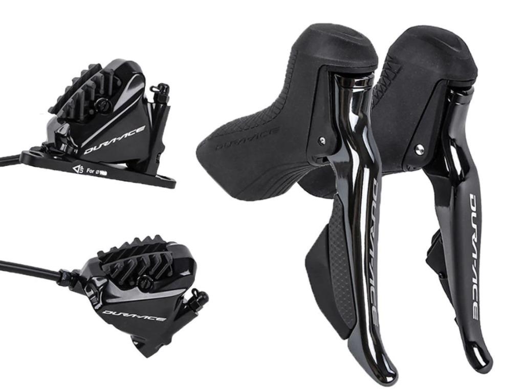 BN Dura Ace 9170 Di2 Disc Shifters with Brake Calipers Sports Equipment Bicycles Parts Bicycles on Carousell