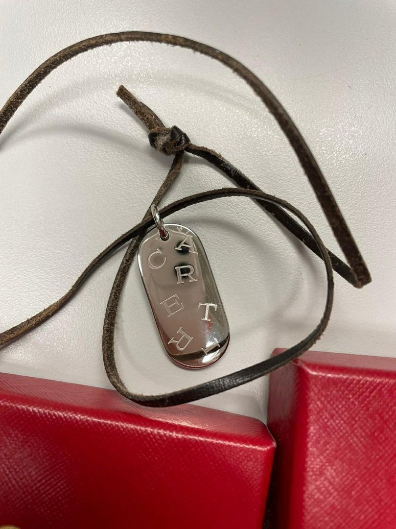 Cartier dog tag hotsell