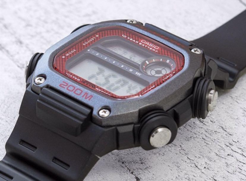 Casio Illuminator DW-291H-1B Digital Quartz Watch DW291H-1B Black Red DW291 Brand New, Men's Fashion, Watches & Accessories, Watches on Carousell