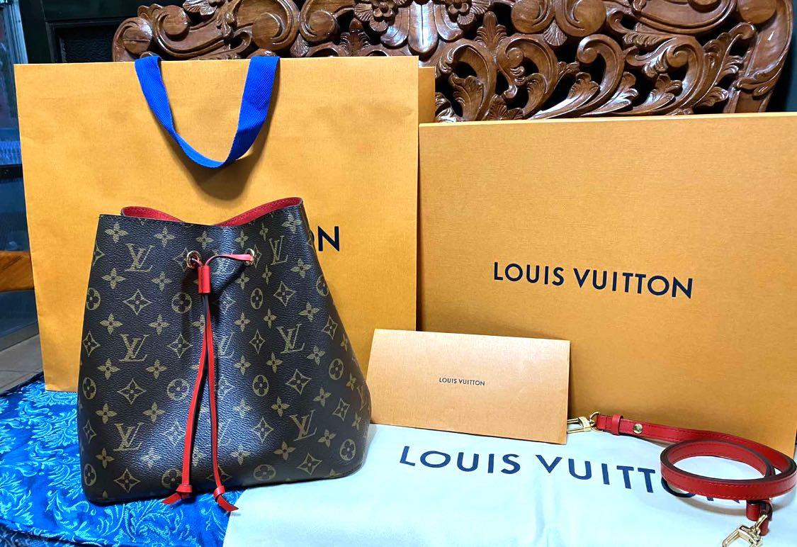 Complete Used Once Louis Vuitton Neo Noe Monogram. Bought LV