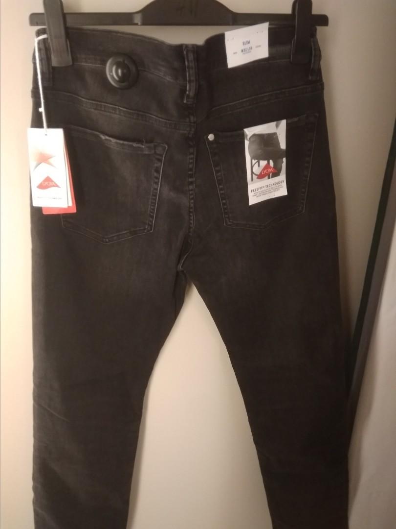 Salefeb H\u0026M Denim freefit lycra 