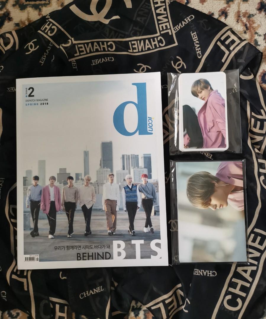 DICON (d-icon) BTS 2018 Magazine with Photocard and Postcard