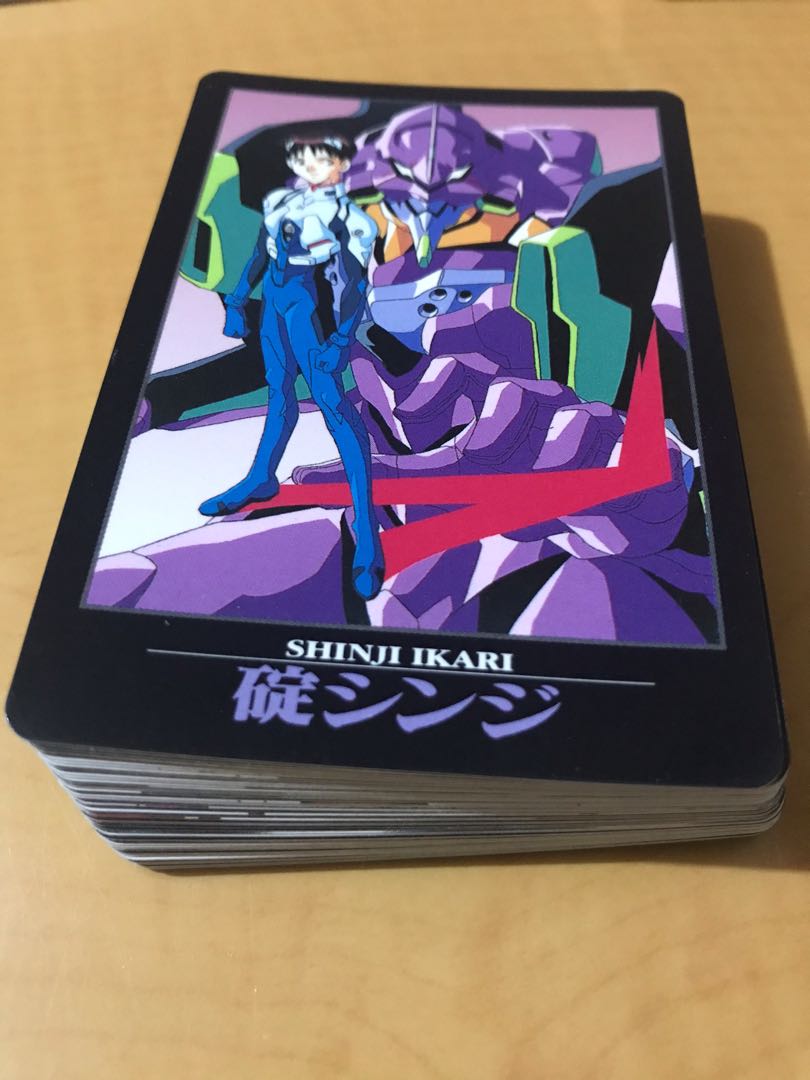 Evangelion Eva card 53卡 新世紀福音戰士 咭 一套 made in Japan 1997, 興趣及遊戲, 玩具 & 遊戲 ...