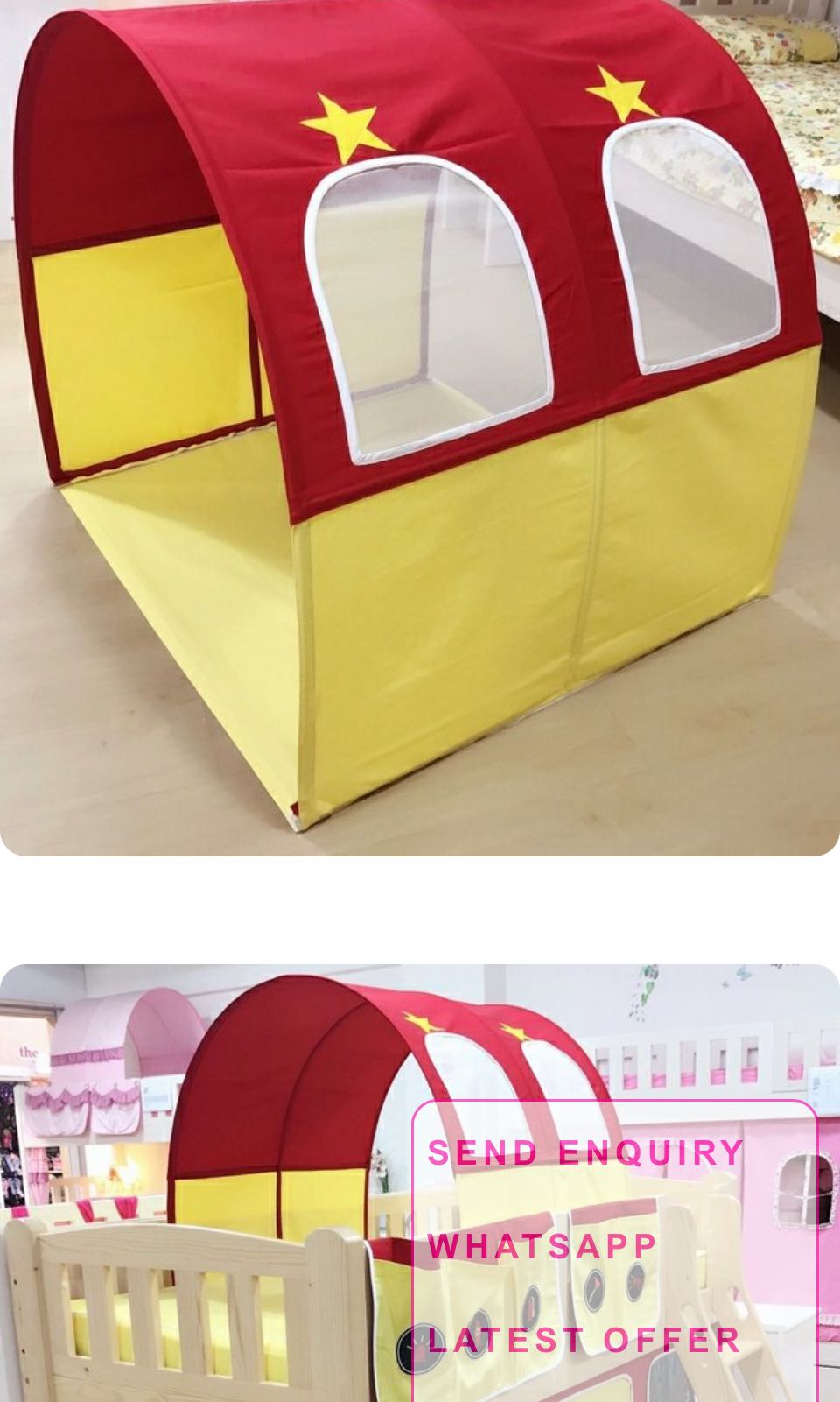 Fire engine bed tent best sale